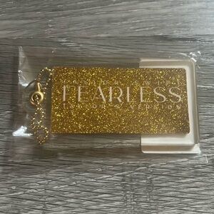 Taylor Swift Fearless Glitter Keychain